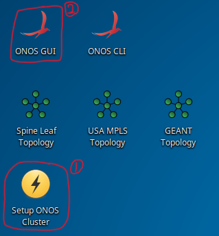 ONOS Cluster建立(1)及開啟GUI(2)
